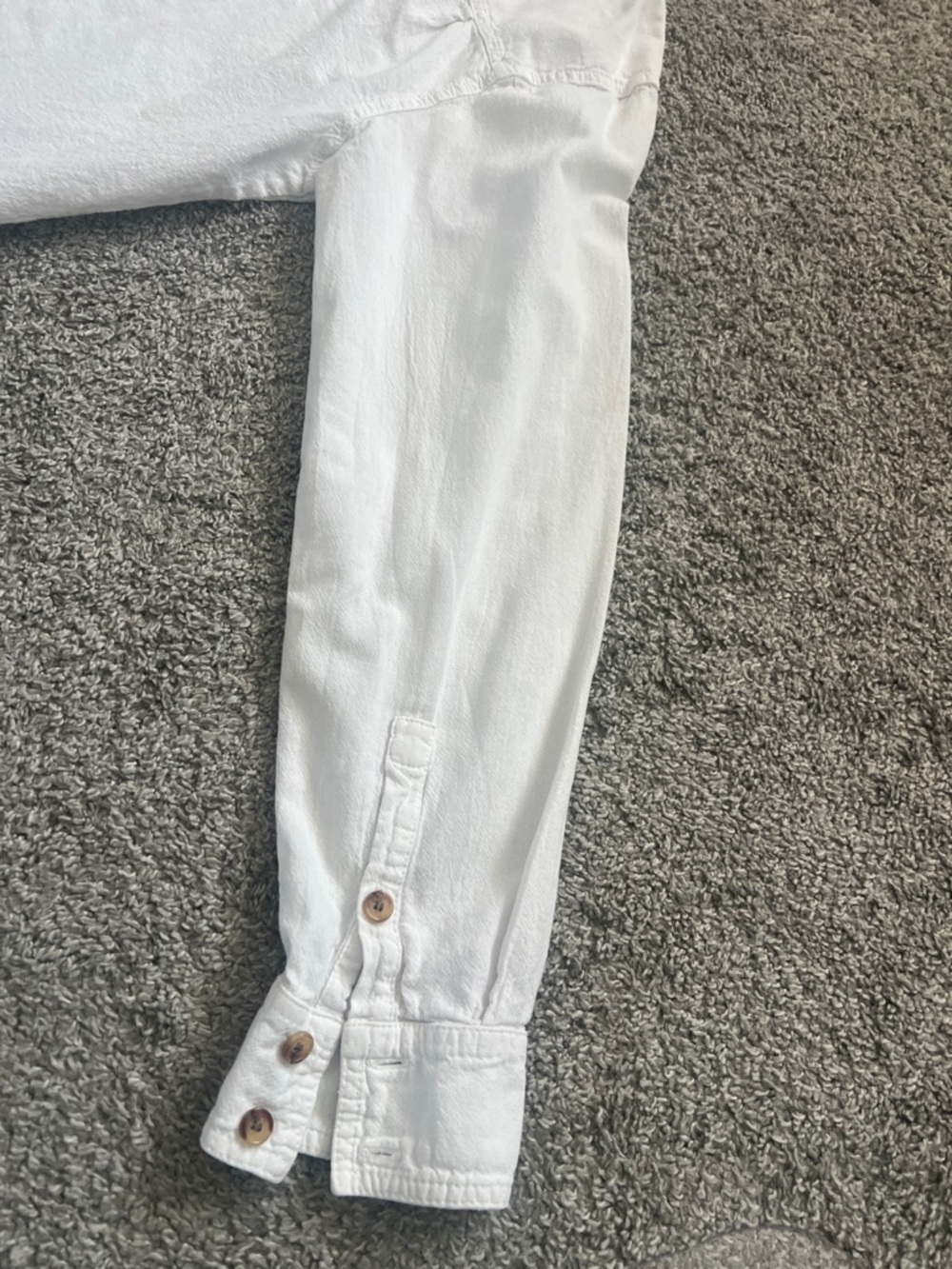 Farthest Point Casuals Men's Peruvian Pima Pin-tuck White Textured Shirt -Size M - Picture 6 of 14